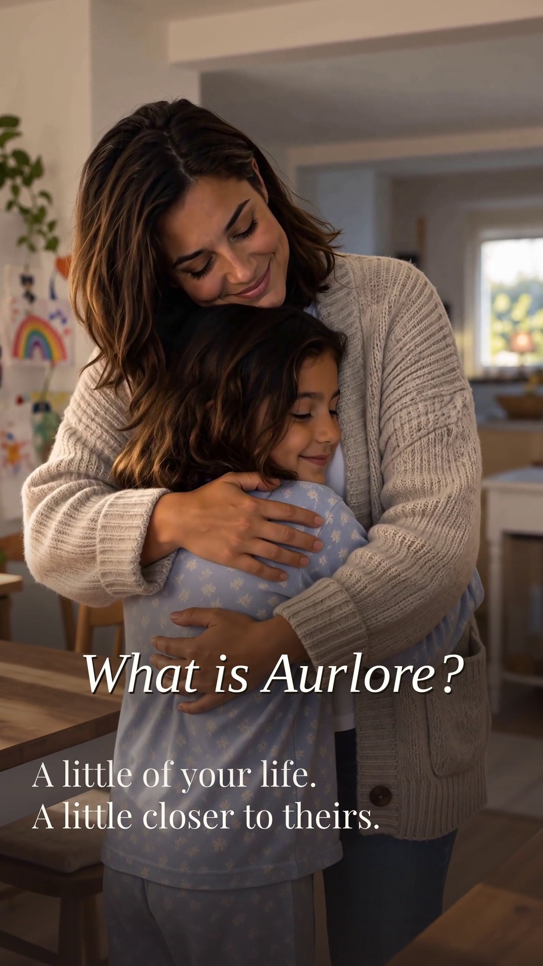 A mother holding her child — What is Aurlore?